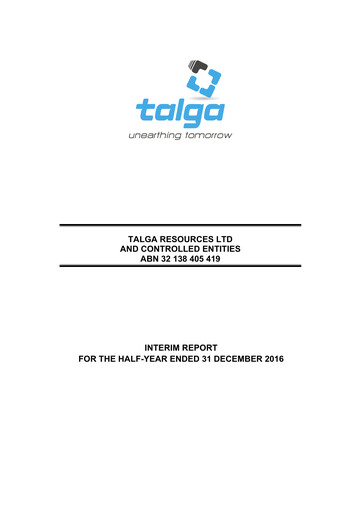 Thumbnail Talga Group Financial Report 2017-h1