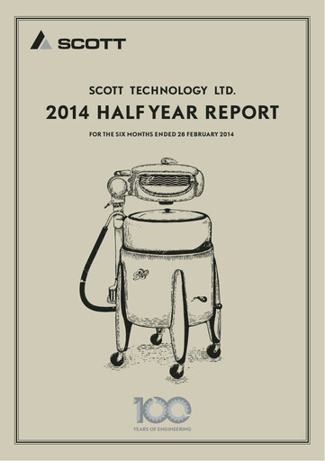 Vorschaubild Scott Technology Halbjahresbericht 2014-h1