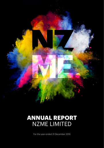 Thumbnail NZME Limited Annual Report 2016
