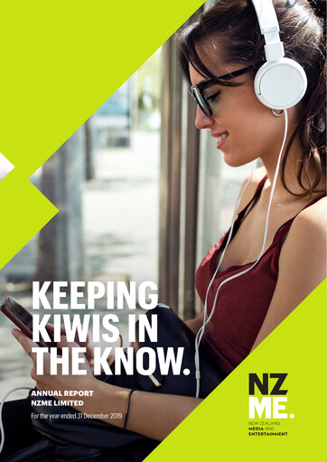 Thumbnail NZME Limited Annual Report 2019