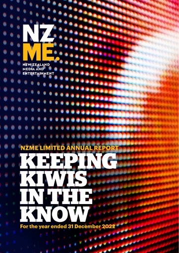 Thumbnail NZME Limited Annual Report 2022