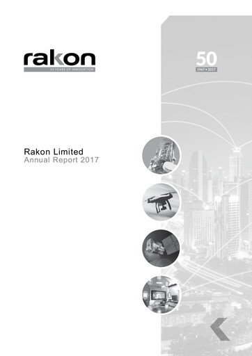 Thumbnail Rakon Limited Annual Report 2017