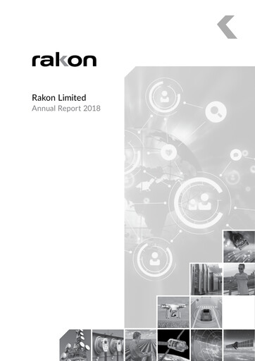 Thumbnail Rakon Limited Annual Report 2018