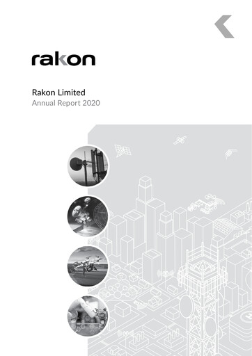 Thumbnail Rakon Limited Annual Report 2020