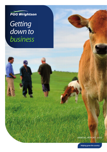 Thumbnail PGG Wrightson Annual Report 2010