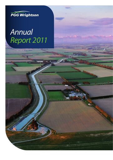 Thumbnail PGG Wrightson Annual Report 2011