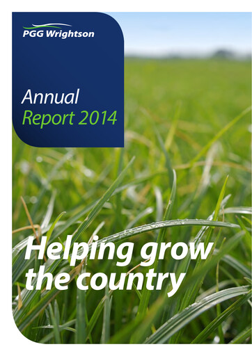 Thumbnail PGG Wrightson Annual Report 2014