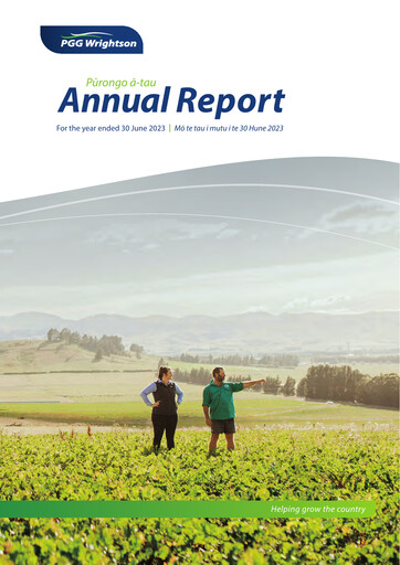 Thumbnail PGG Wrightson Annual Report 2023