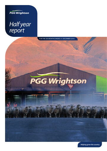 Thumbnail PGG Wrightson Half-year Report 2010-h1