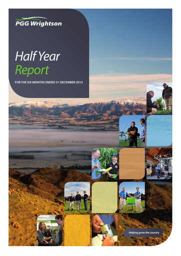 Thumbnail PGG Wrightson Half-year Report 2013-h1