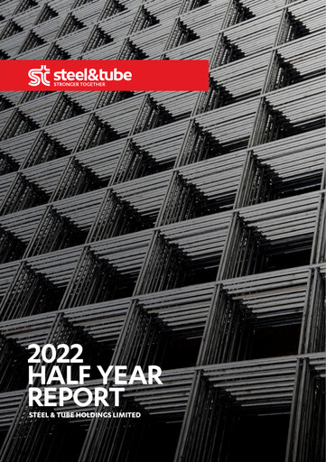 Thumbnail Steel & Tube Holdings Half-year Report 2022-h1