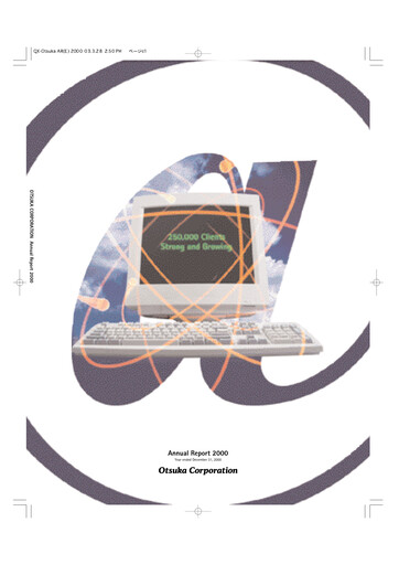 Thumbnail Otsuka Annual Report 2000
