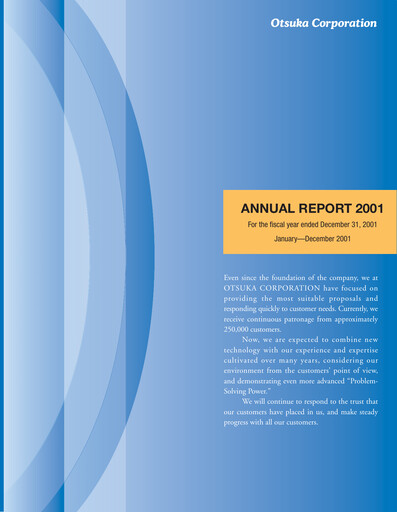 Thumbnail Otsuka Annual Report 2001