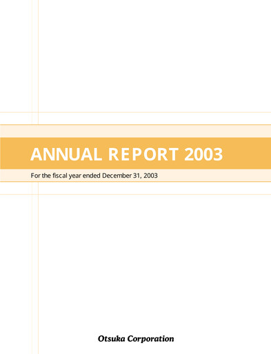 Thumbnail Otsuka Annual Report 2003