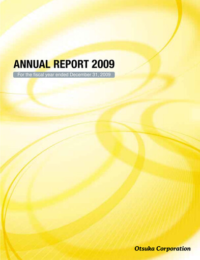 Thumbnail Otsuka Annual Report 2009