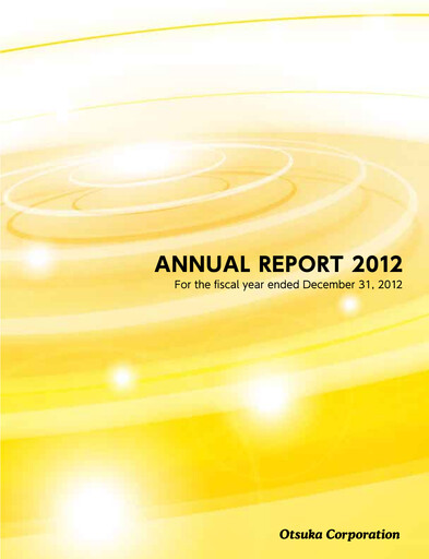 Thumbnail Otsuka Annual Report 2012
