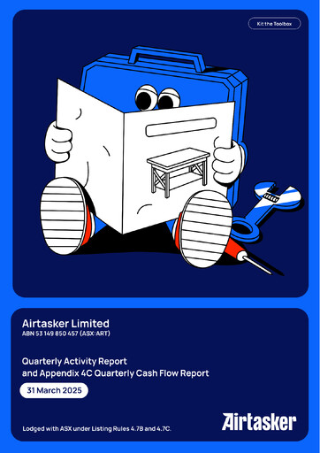 Miniature Airtasker Rapport trimestriel 2025-q3
