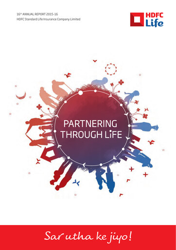 Miniature HDFC Life
 Rapport annuel 2015-2016