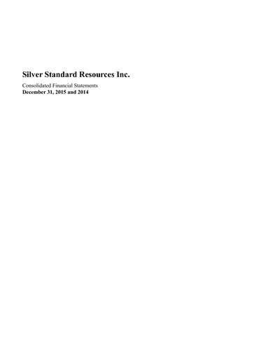 Thumbnail SSR Mining Financial Statement 2015