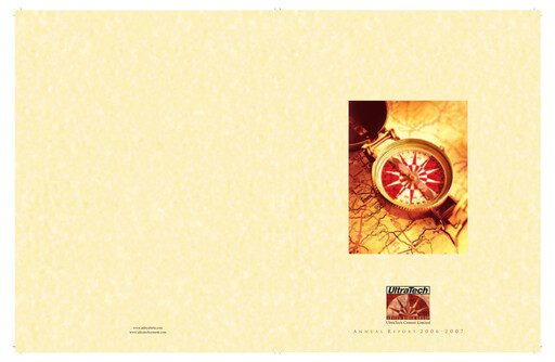 Thumbnail UltraTech Cement
 Annual Report 2006-2007