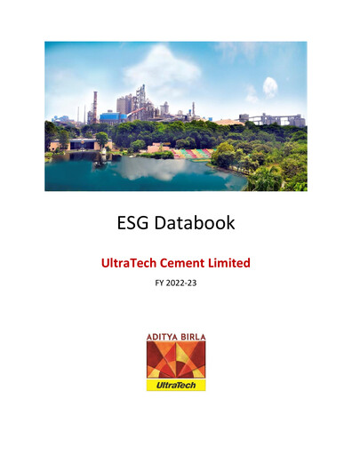 Miniature UltraTech Cement
 Rapport ESG 2022-2023