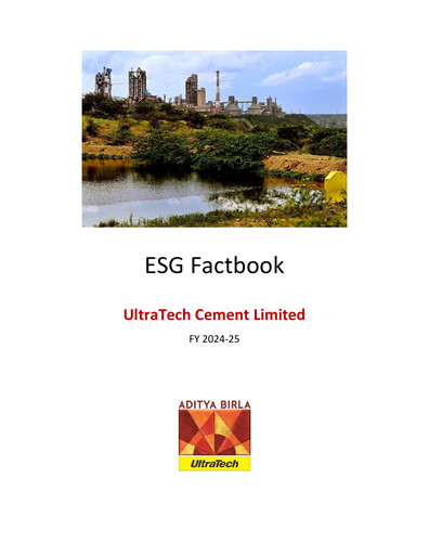 Miniature UltraTech Cement
 Rapport ESG 2024-2025