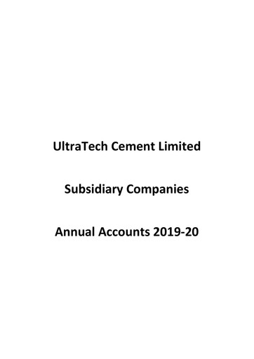 Thumbnail UltraTech Cement
 Financial Statement 2019