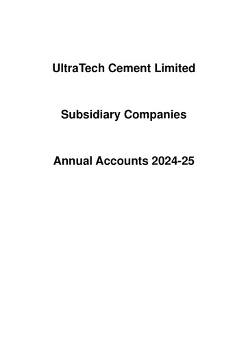 Thumbnail UltraTech Cement
 Financial Statement 2024