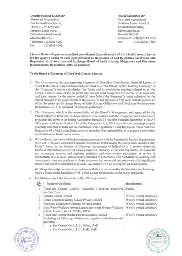 Thumbnail UltraTech Cement
 Quarterly Report 2026-q1