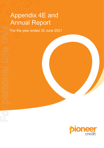 Thumbnail Pioneer Credit Annual Report 2021