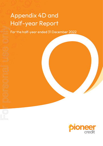 Thumbnail Pioneer Credit Half-year Report 2023-h1