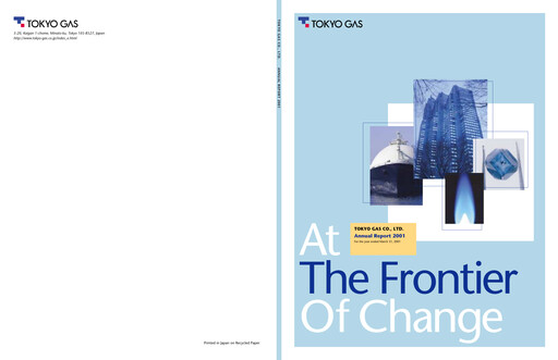 Thumbnail Tōkyō Gas
 Annual Report fy2001