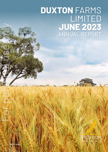 Thumbnail Duxton Farms Annual Report 2023