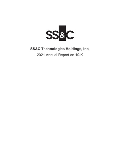 Thumbnail SS&C Technologies
 Annual Report 2021