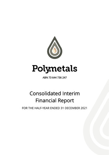 Thumbnail Polymetals Resources Financial Report 2022-h1