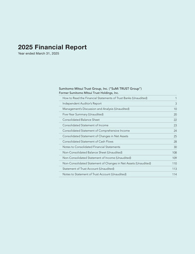 Thumbnail Sumitomo Mitsui Trust Holdings Financial Statement fy2024
