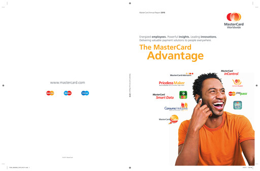 Thumbnail Mastercard Annual Report 2010