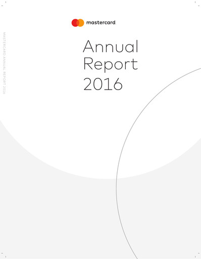 Thumbnail Mastercard Annual Report 2016