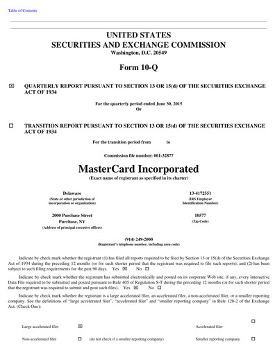 Miniature Mastercard Rapport trimestriel 2015-q2