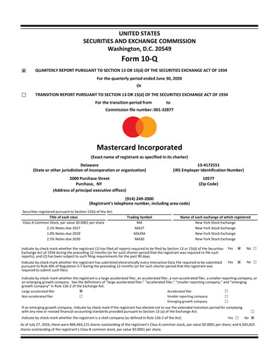 Thumbnail Mastercard Quarterly Report 2026-q2