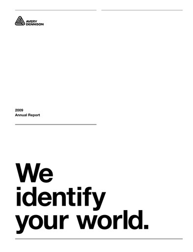 Thumbnail Avery Dennison
 Annual Report 2009