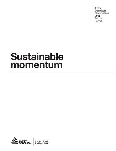 Thumbnail Avery Dennison
 Annual Report 2014