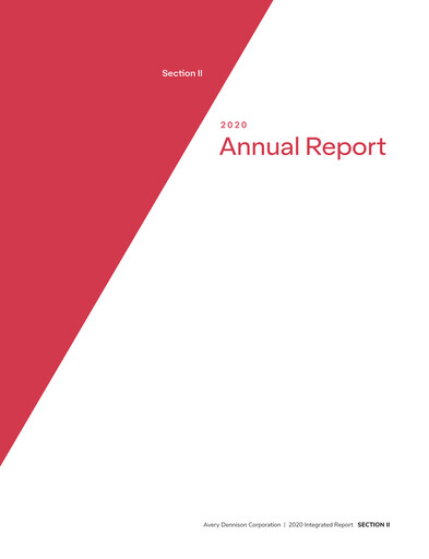 Thumbnail Avery Dennison
 Annual Report 2020