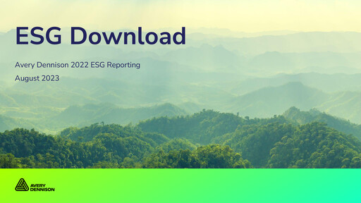 Thumbnail Avery Dennison
 ESG Report 2022