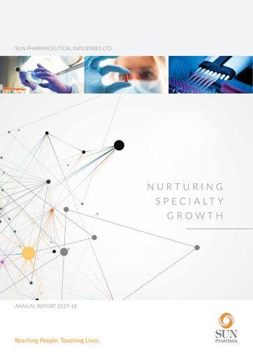 Thumbnail Sun Pharmaceutical
 Annual Report 2017-2018