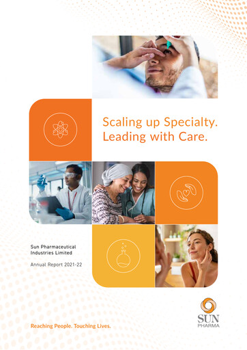 Thumbnail Sun Pharmaceutical
 Annual Report 2021-2022