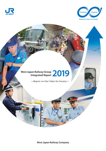 Thumbnail West Japan Railway Annual Report 2019