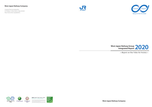 Thumbnail West Japan Railway Annual Report 2020