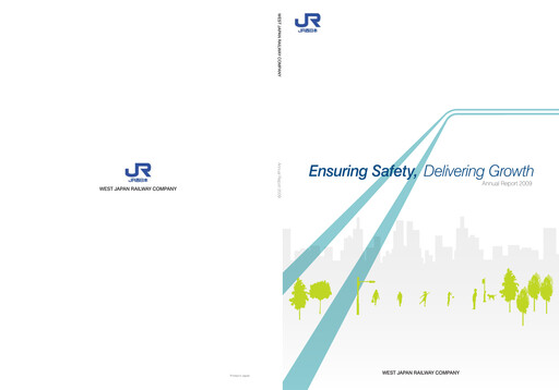 Thumbnail West Japan Railway Annual Report fy2009