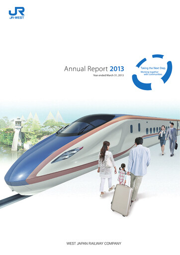 Thumbnail West Japan Railway Annual Report fy2013